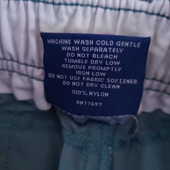 Aftco Teal Nylon Fishing Cargo Shorts Size 28 - Picture 7 of 8